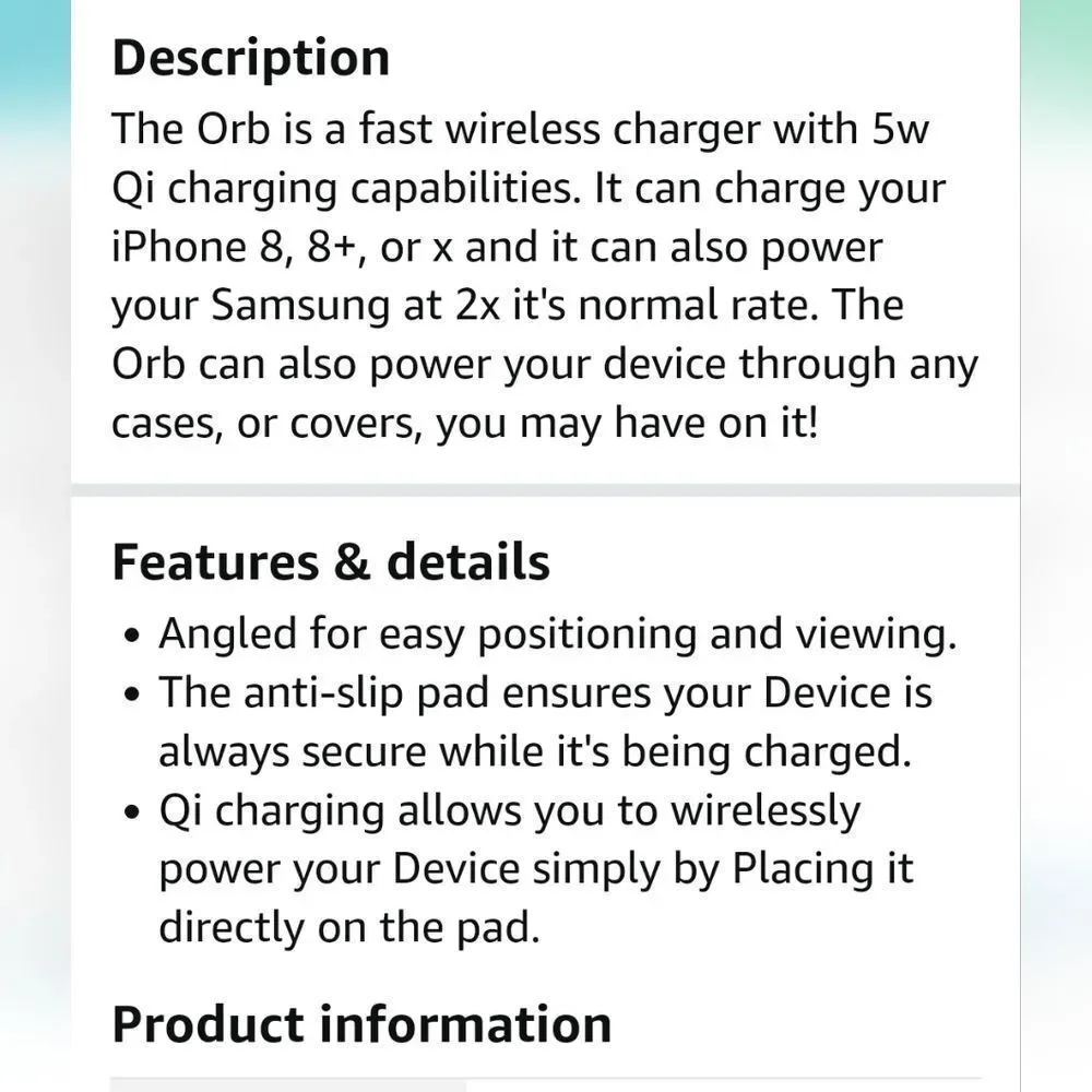 TYLT + Orb Fast Wireless Charger- Black